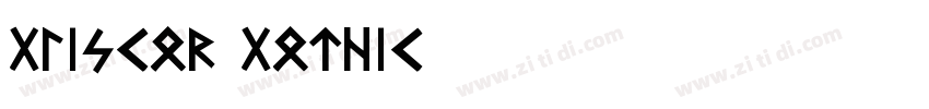 Gliscor Gothic字体转换